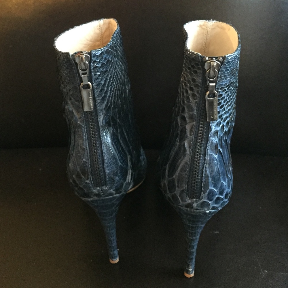 Alexandre Birman Python Booties - image 4